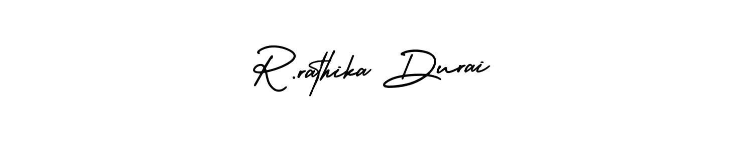 Best and Professional Signature Style for R.rathika Durai. AmerikaSignatureDemo-Regular Best Signature Style Collection. R.rathika Durai signature style 3 images and pictures png