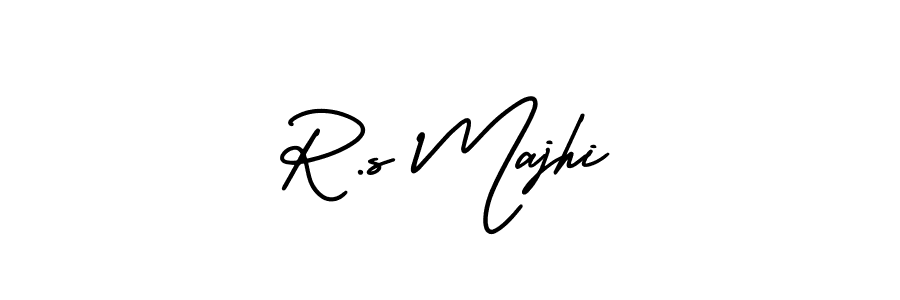 Also You can easily find your signature by using the search form. We will create R.s Majhi name handwritten signature images for you free of cost using AmerikaSignatureDemo-Regular sign style. R.s Majhi signature style 3 images and pictures png