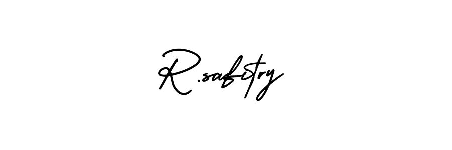 How to Draw R.safitry signature style? AmerikaSignatureDemo-Regular is a latest design signature styles for name R.safitry. R.safitry signature style 3 images and pictures png