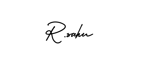 if you are searching for the best signature style for your name R.sahu. so please give up your signature search. here we have designed multiple signature styles  using AmerikaSignatureDemo-Regular. R.sahu signature style 3 images and pictures png