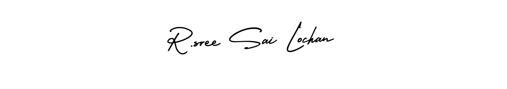 Make a beautiful signature design for name R.sree Sai Lochan. With this signature (AmerikaSignatureDemo-Regular) style, you can create a handwritten signature for free. R.sree Sai Lochan signature style 3 images and pictures png