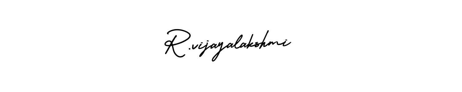 Also we have R.vijayalakshmi name is the best signature style. Create professional handwritten signature collection using AmerikaSignatureDemo-Regular autograph style. R.vijayalakshmi signature style 3 images and pictures png