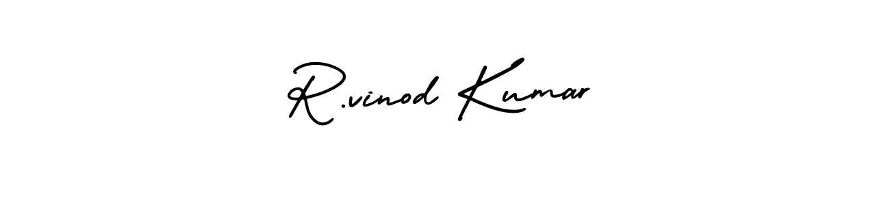 How to Draw R.vinod Kumar signature style? AmerikaSignatureDemo-Regular is a latest design signature styles for name R.vinod Kumar. R.vinod Kumar signature style 3 images and pictures png