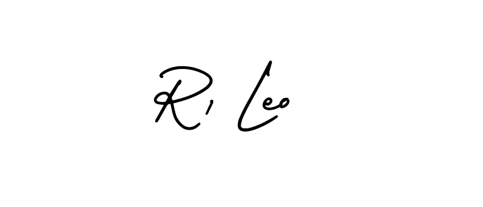 How to Draw R1 Leo  signature style? AmerikaSignatureDemo-Regular is a latest design signature styles for name R1 Leo . R1 Leo  signature style 3 images and pictures png