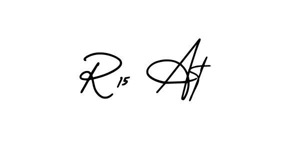 Check out images of Autograph of R15 At name. Actor R15 At Signature Style. AmerikaSignatureDemo-Regular is a professional sign style online. R15 At signature style 3 images and pictures png