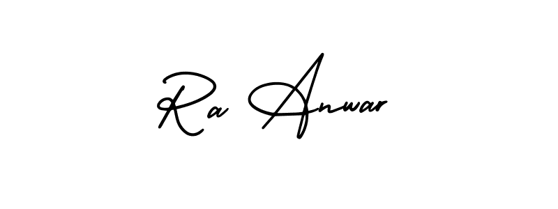 Also we have Ra Anwar name is the best signature style. Create professional handwritten signature collection using AmerikaSignatureDemo-Regular autograph style. Ra Anwar signature style 3 images and pictures png