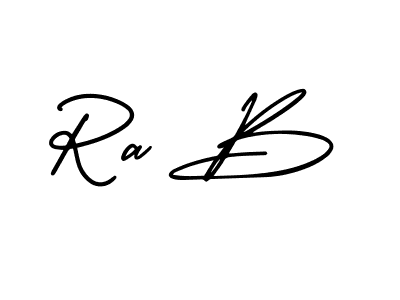 This is the best signature style for the Ra B name. Also you like these signature font (AmerikaSignatureDemo-Regular). Mix name signature. Ra B signature style 3 images and pictures png