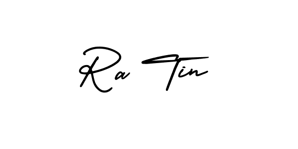 AmerikaSignatureDemo-Regular is a professional signature style that is perfect for those who want to add a touch of class to their signature. It is also a great choice for those who want to make their signature more unique. Get Ra Tin name to fancy signature for free. Ra Tin signature style 3 images and pictures png