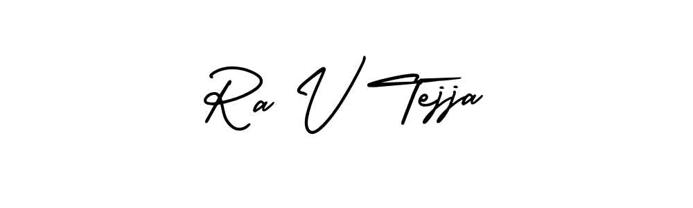 See photos of Ra V Tejja official signature by Spectra . Check more albums & portfolios. Read reviews & check more about AmerikaSignatureDemo-Regular font. Ra V Tejja signature style 3 images and pictures png