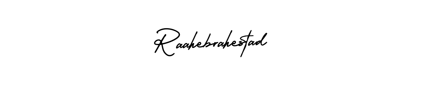 Similarly AmerikaSignatureDemo-Regular is the best handwritten signature design. Signature creator online .You can use it as an online autograph creator for name Raahebrahestad. Raahebrahestad signature style 3 images and pictures png