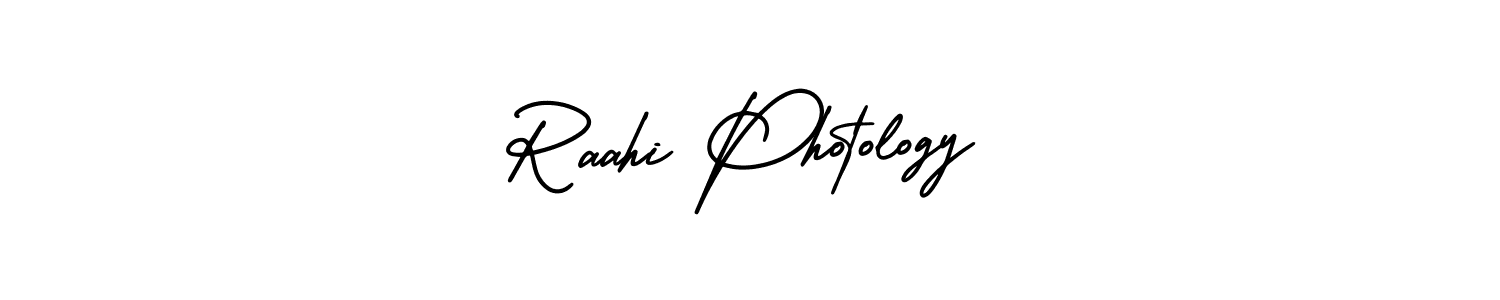 It looks lik you need a new signature style for name Raahi Photology. Design unique handwritten (AmerikaSignatureDemo-Regular) signature with our free signature maker in just a few clicks. Raahi Photology signature style 3 images and pictures png