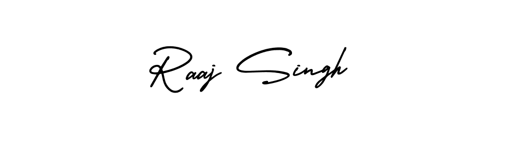 The best way (AmerikaSignatureDemo-Regular) to make a short signature is to pick only two or three words in your name. The name Raaj Singh include a total of six letters. For converting this name. Raaj Singh signature style 3 images and pictures png