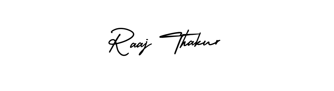 It looks lik you need a new signature style for name Raaj Thakur. Design unique handwritten (AmerikaSignatureDemo-Regular) signature with our free signature maker in just a few clicks. Raaj Thakur signature style 3 images and pictures png