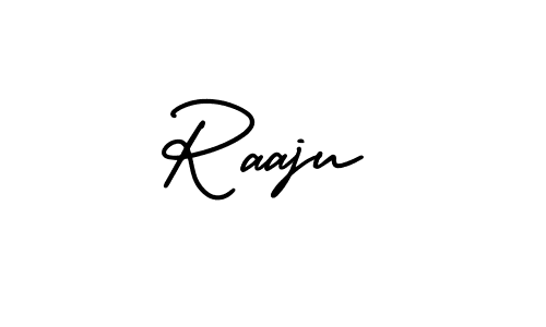 The best way (AmerikaSignatureDemo-Regular) to make a short signature is to pick only two or three words in your name. The name Raaju include a total of six letters. For converting this name. Raaju signature style 3 images and pictures png