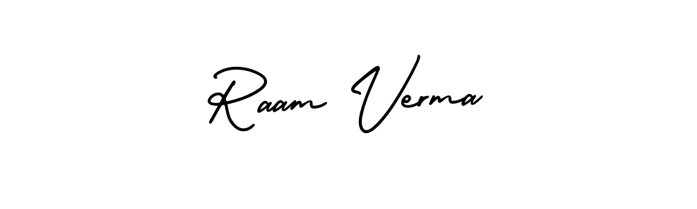 Make a beautiful signature design for name Raam Verma. Use this online signature maker to create a handwritten signature for free. Raam Verma signature style 3 images and pictures png