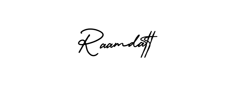 Also we have Raamdatt name is the best signature style. Create professional handwritten signature collection using AmerikaSignatureDemo-Regular autograph style. Raamdatt signature style 3 images and pictures png