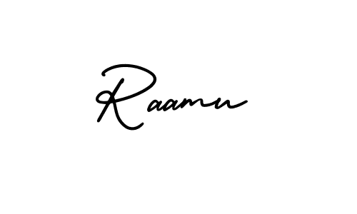 How to Draw Raamu signature style? AmerikaSignatureDemo-Regular is a latest design signature styles for name Raamu. Raamu signature style 3 images and pictures png