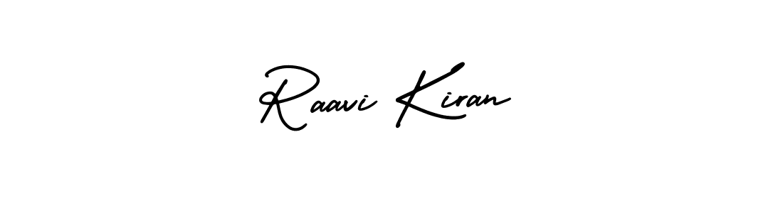 Make a beautiful signature design for name Raavi Kiran. With this signature (AmerikaSignatureDemo-Regular) style, you can create a handwritten signature for free. Raavi Kiran signature style 3 images and pictures png