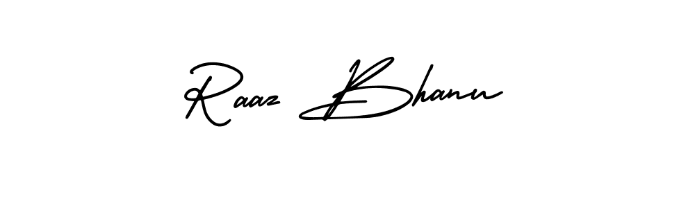 AmerikaSignatureDemo-Regular is a professional signature style that is perfect for those who want to add a touch of class to their signature. It is also a great choice for those who want to make their signature more unique. Get Raaz Bhanu name to fancy signature for free. Raaz Bhanu signature style 3 images and pictures png