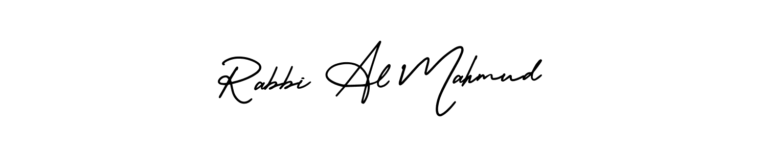 Use a signature maker to create a handwritten signature online. With this signature software, you can design (AmerikaSignatureDemo-Regular) your own signature for name Rabbi Al Mahmud. Rabbi Al Mahmud signature style 3 images and pictures png