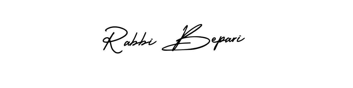 Also You can easily find your signature by using the search form. We will create Rabbi Bepari name handwritten signature images for you free of cost using AmerikaSignatureDemo-Regular sign style. Rabbi Bepari signature style 3 images and pictures png