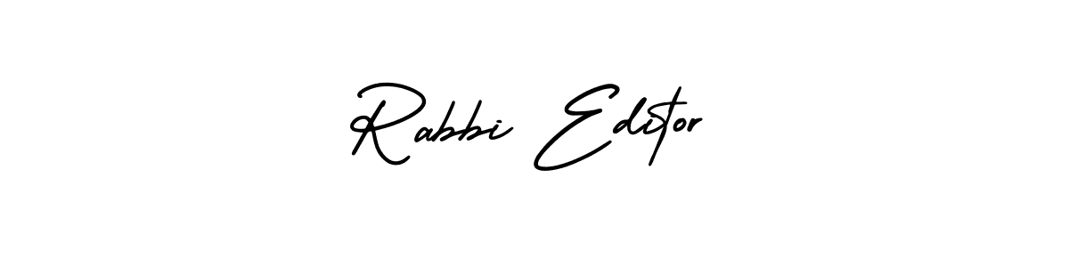 Similarly AmerikaSignatureDemo-Regular is the best handwritten signature design. Signature creator online .You can use it as an online autograph creator for name Rabbi Editor. Rabbi Editor signature style 3 images and pictures png