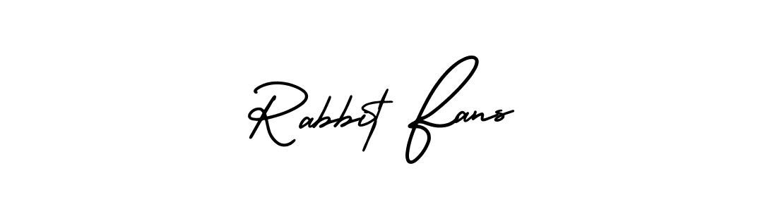 How to Draw Rabbit Fans signature style? AmerikaSignatureDemo-Regular is a latest design signature styles for name Rabbit Fans. Rabbit Fans signature style 3 images and pictures png