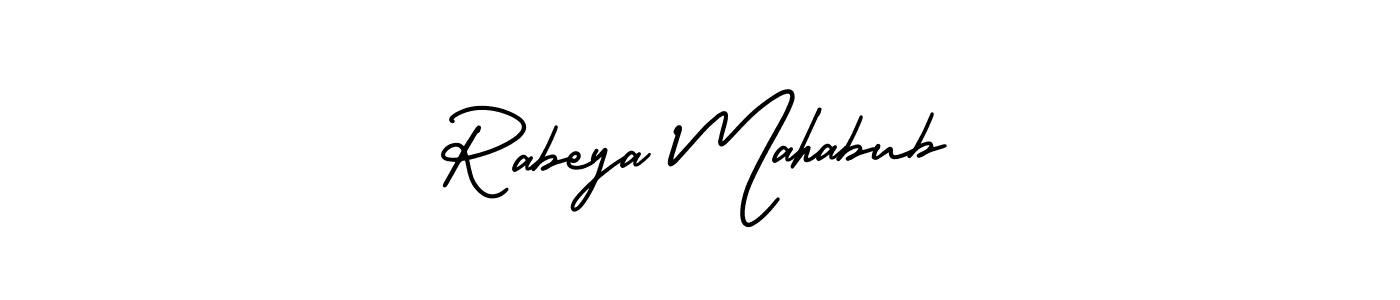 Check out images of Autograph of Rabeya Mahabub name. Actor Rabeya Mahabub Signature Style. AmerikaSignatureDemo-Regular is a professional sign style online. Rabeya Mahabub signature style 3 images and pictures png