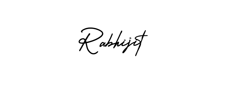 Create a beautiful signature design for name Rabhijit. With this signature (AmerikaSignatureDemo-Regular) fonts, you can make a handwritten signature for free. Rabhijit signature style 3 images and pictures png