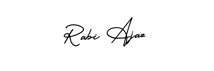 Here are the top 10 professional signature styles for the name Rabi Ajaz. These are the best autograph styles you can use for your name. Rabi Ajaz signature style 3 images and pictures png