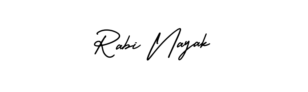 Rabi Nayak stylish signature style. Best Handwritten Sign (AmerikaSignatureDemo-Regular) for my name. Handwritten Signature Collection Ideas for my name Rabi Nayak. Rabi Nayak signature style 3 images and pictures png