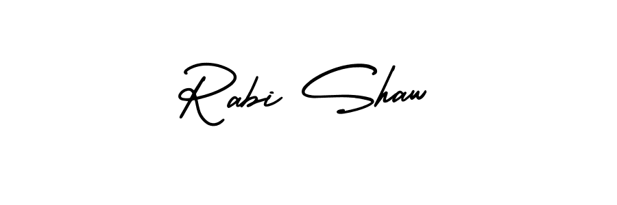 Also You can easily find your signature by using the search form. We will create Rabi Shaw name handwritten signature images for you free of cost using AmerikaSignatureDemo-Regular sign style. Rabi Shaw signature style 3 images and pictures png