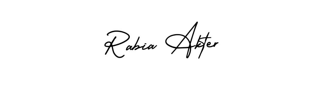 Make a beautiful signature design for name Rabia Akter. Use this online signature maker to create a handwritten signature for free. Rabia Akter signature style 3 images and pictures png