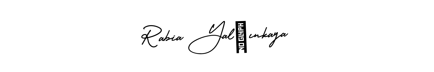 Similarly AmerikaSignatureDemo-Regular is the best handwritten signature design. Signature creator online .You can use it as an online autograph creator for name Rabia Yalçınkaya. Rabia Yalçınkaya signature style 3 images and pictures png