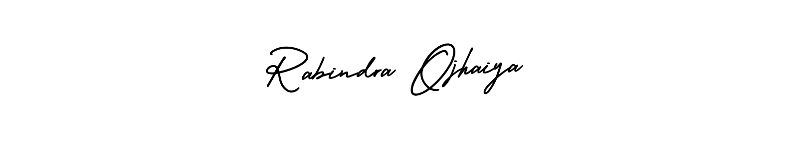 Also You can easily find your signature by using the search form. We will create Rabindra Ojhaiya name handwritten signature images for you free of cost using AmerikaSignatureDemo-Regular sign style. Rabindra Ojhaiya signature style 3 images and pictures png