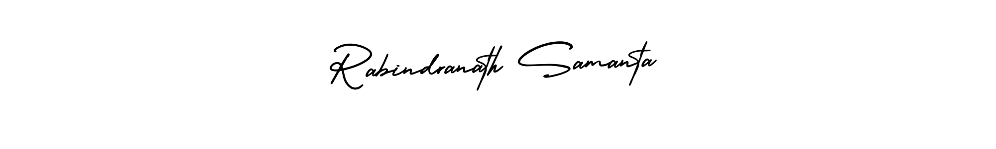 AmerikaSignatureDemo-Regular is a professional signature style that is perfect for those who want to add a touch of class to their signature. It is also a great choice for those who want to make their signature more unique. Get Rabindranath Samanta name to fancy signature for free. Rabindranath Samanta signature style 3 images and pictures png