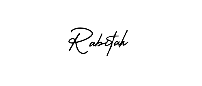 Make a beautiful signature design for name Rabitah. Use this online signature maker to create a handwritten signature for free. Rabitah signature style 3 images and pictures png
