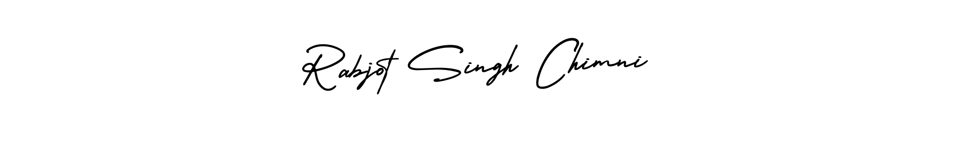 AmerikaSignatureDemo-Regular is a professional signature style that is perfect for those who want to add a touch of class to their signature. It is also a great choice for those who want to make their signature more unique. Get Rabjot Singh Chimni name to fancy signature for free. Rabjot Singh Chimni signature style 3 images and pictures png