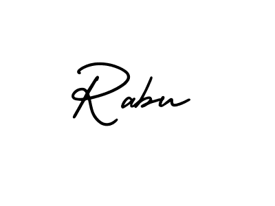 Make a beautiful signature design for name Rabu. With this signature (AmerikaSignatureDemo-Regular) style, you can create a handwritten signature for free. Rabu signature style 3 images and pictures png