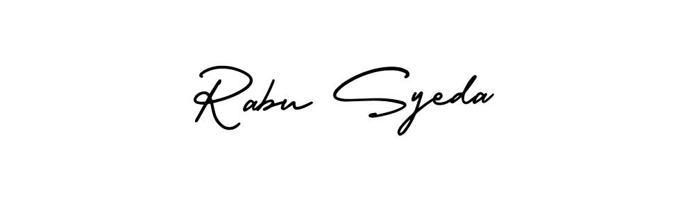Create a beautiful signature design for name Rabu Syeda. With this signature (AmerikaSignatureDemo-Regular) fonts, you can make a handwritten signature for free. Rabu Syeda signature style 3 images and pictures png