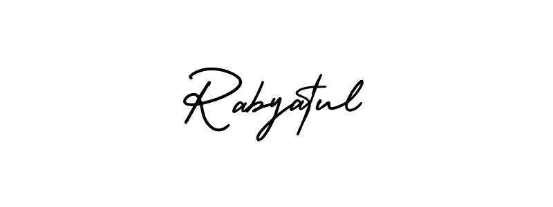 Here are the top 10 professional signature styles for the name Rabyatul. These are the best autograph styles you can use for your name. Rabyatul signature style 3 images and pictures png