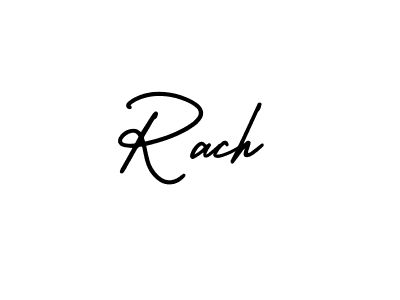 How to make Rach name signature. Use AmerikaSignatureDemo-Regular style for creating short signs online. This is the latest handwritten sign. Rach signature style 3 images and pictures png