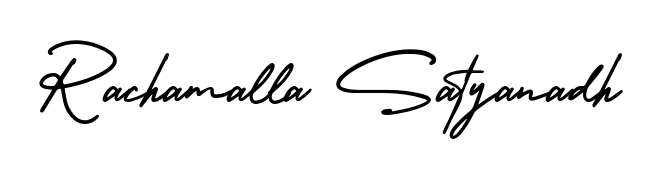 AmerikaSignatureDemo-Regular is a professional signature style that is perfect for those who want to add a touch of class to their signature. Get Rachamalla Satyanadh name fancy signature for free. Rachamalla Satyanadh signature style 3 images and pictures png