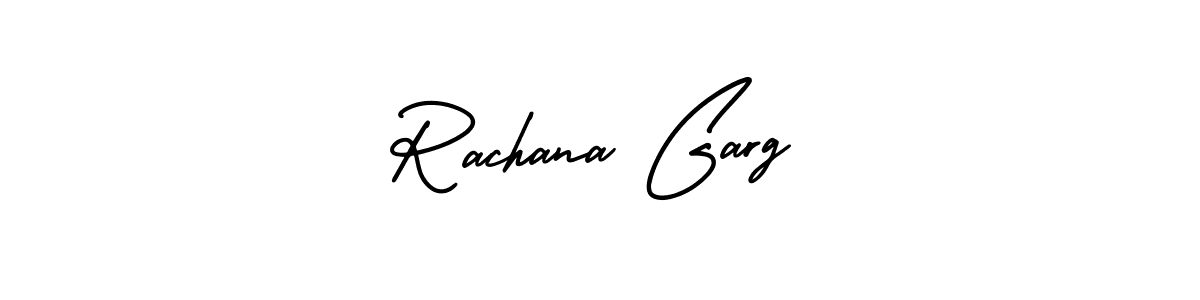 Create a beautiful signature design for name Rachana Garg. With this signature (AmerikaSignatureDemo-Regular) fonts, you can make a handwritten signature for free. Rachana Garg signature style 3 images and pictures png