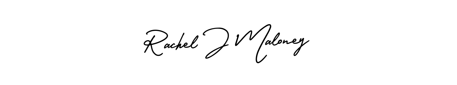 Rachel J Maloney stylish signature style. Best Handwritten Sign (AmerikaSignatureDemo-Regular) for my name. Handwritten Signature Collection Ideas for my name Rachel J Maloney. Rachel J Maloney signature style 3 images and pictures png