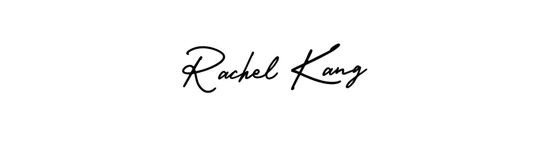 The best way (AmerikaSignatureDemo-Regular) to make a short signature is to pick only two or three words in your name. The name Rachel Kang include a total of six letters. For converting this name. Rachel Kang signature style 3 images and pictures png