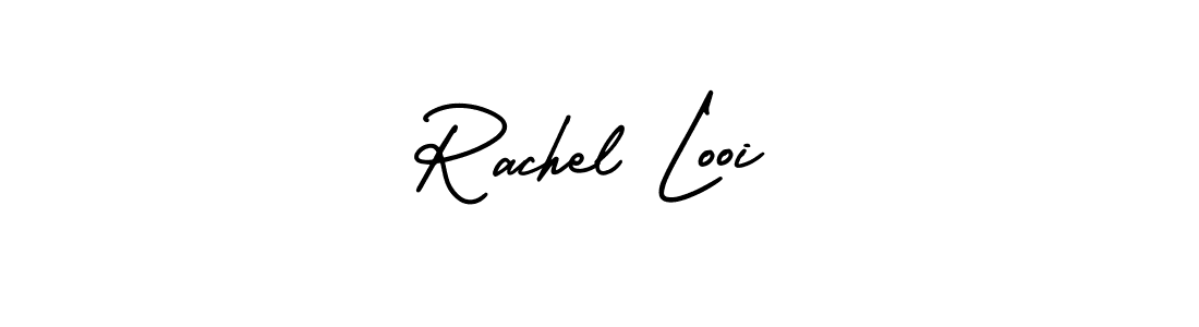 Also You can easily find your signature by using the search form. We will create Rachel Looi name handwritten signature images for you free of cost using AmerikaSignatureDemo-Regular sign style. Rachel Looi signature style 3 images and pictures png