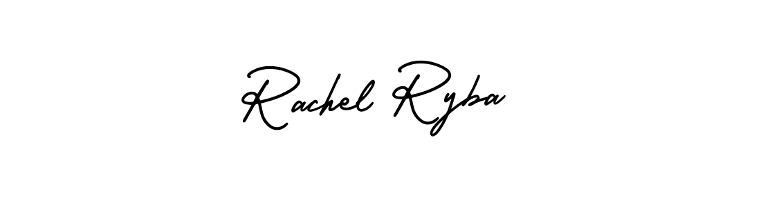 AmerikaSignatureDemo-Regular is a professional signature style that is perfect for those who want to add a touch of class to their signature. It is also a great choice for those who want to make their signature more unique. Get Rachel Ryba name to fancy signature for free. Rachel Ryba signature style 3 images and pictures png