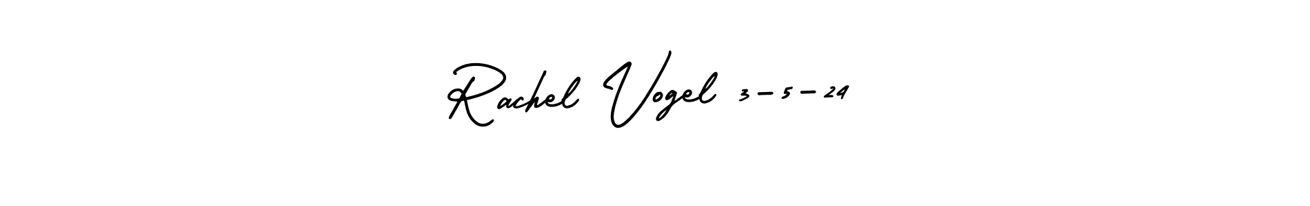 Create a beautiful signature design for name Rachel Vogel 3-5-24. With this signature (AmerikaSignatureDemo-Regular) fonts, you can make a handwritten signature for free. Rachel Vogel 3-5-24 signature style 3 images and pictures png