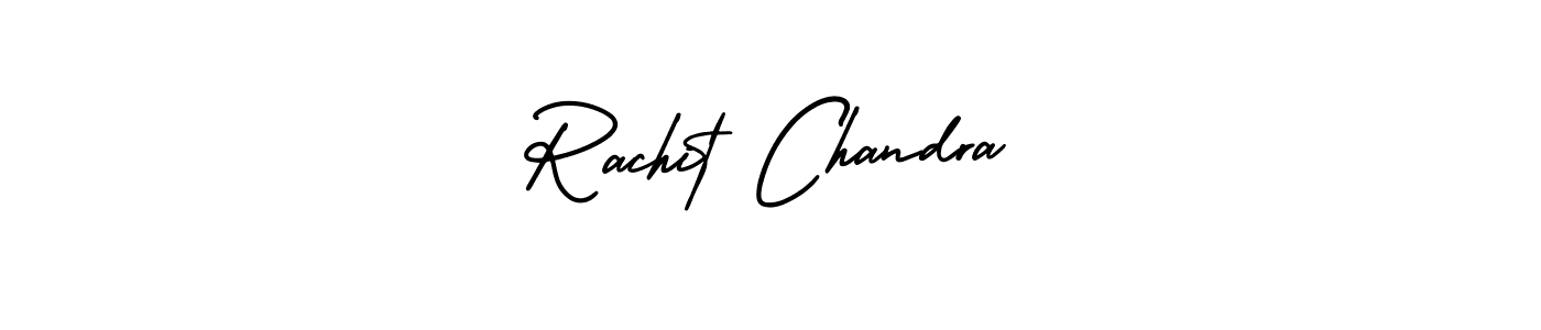 Create a beautiful signature design for name Rachit Chandra. With this signature (AmerikaSignatureDemo-Regular) fonts, you can make a handwritten signature for free. Rachit Chandra signature style 3 images and pictures png